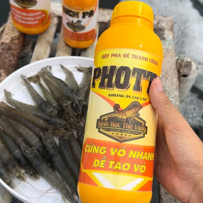 Photta 1 lít  - Khoáng trộn cho tôn kích thích tôm lột đều cứng vỏ nhanh dễ tạo vỏ 0