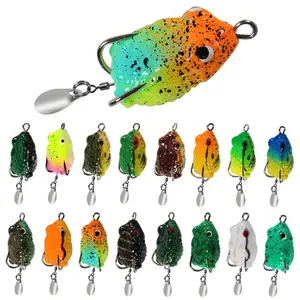 Soft Frog Umpan Pancing Ikan Toman Gabus Umpan Thunder Frog 2.5cm 3g Mini