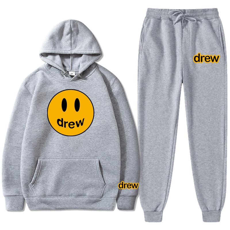 Product Introduction of Bộ Đồ Thể Thao Justin Bieber Drew, Dành Cho Nam, Thiết Kế Mặt Cười, Bộ Đồ Đi Chơi Dành Cho Nam 12