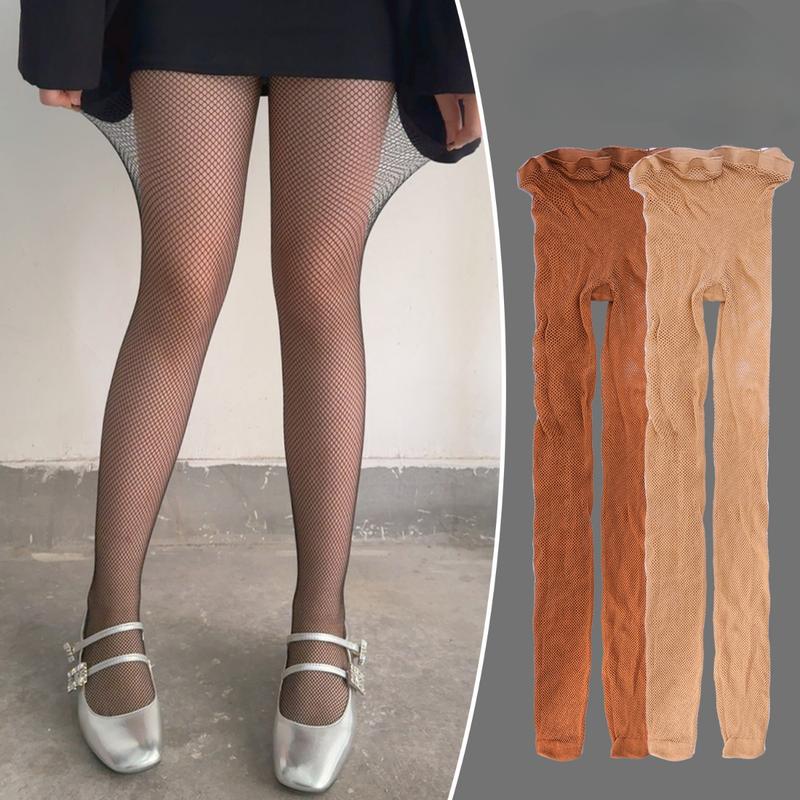 Sexy Women's Long Fishnet Stockings Nylon Pantyhose Thin Style Comfortable Mesh Design Breathable Silk Stockings 0