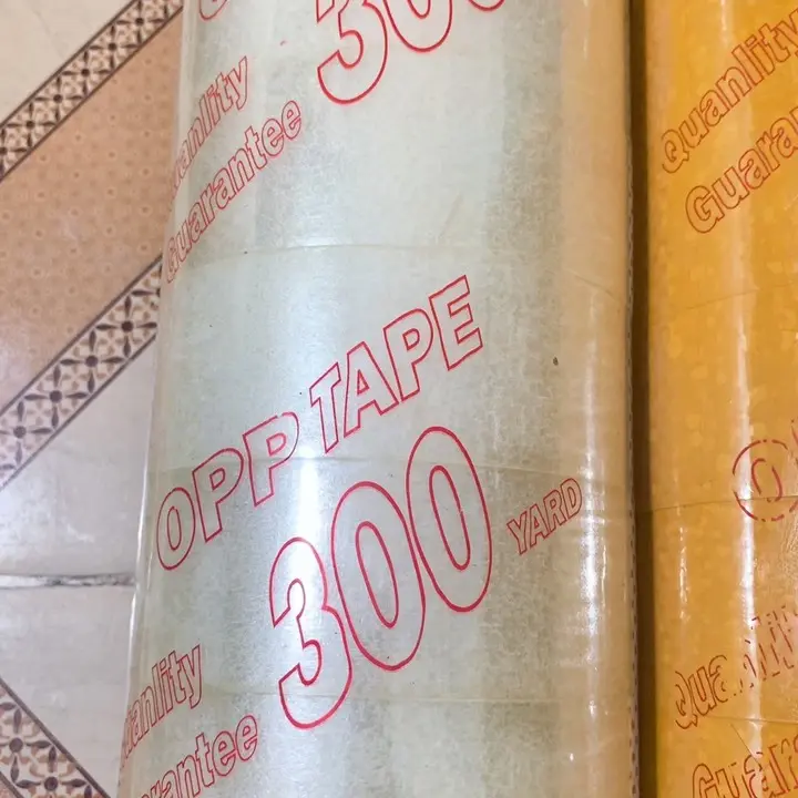 6 Cuộn Băng Keo Trong/ Đục 300 Yard Bản 5cm, Cân Nặng 2kg 3