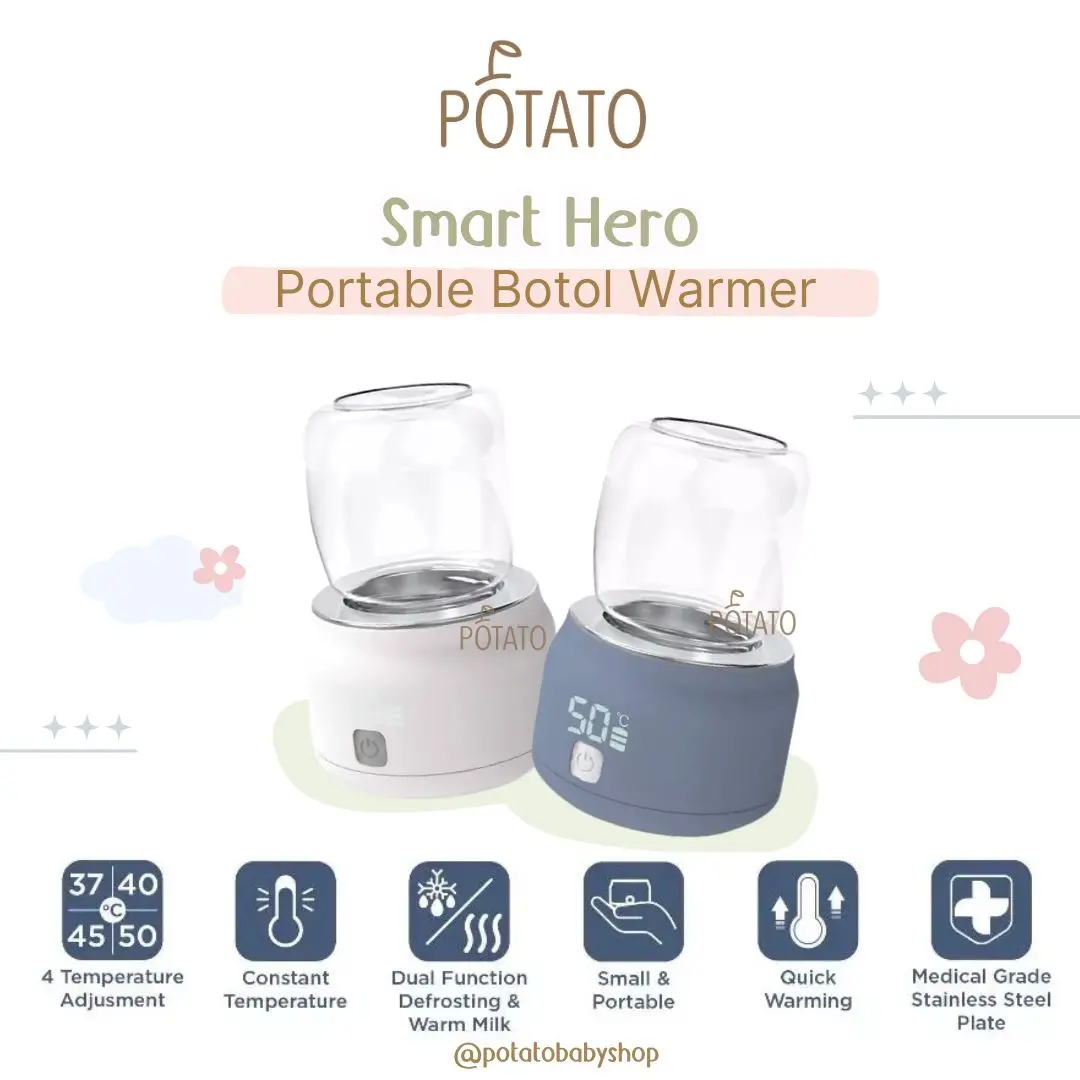 GEA BABY Smart Hero Portable Bottle Warmer GPW-100 Penghangat botol susu Pemanas Asi Elektrik