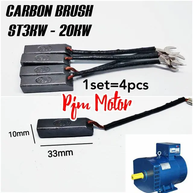 Carbon Brush Coll Kol Arang Dinamo St3 St5 3kw 5kw 3000 watt 5000 watt