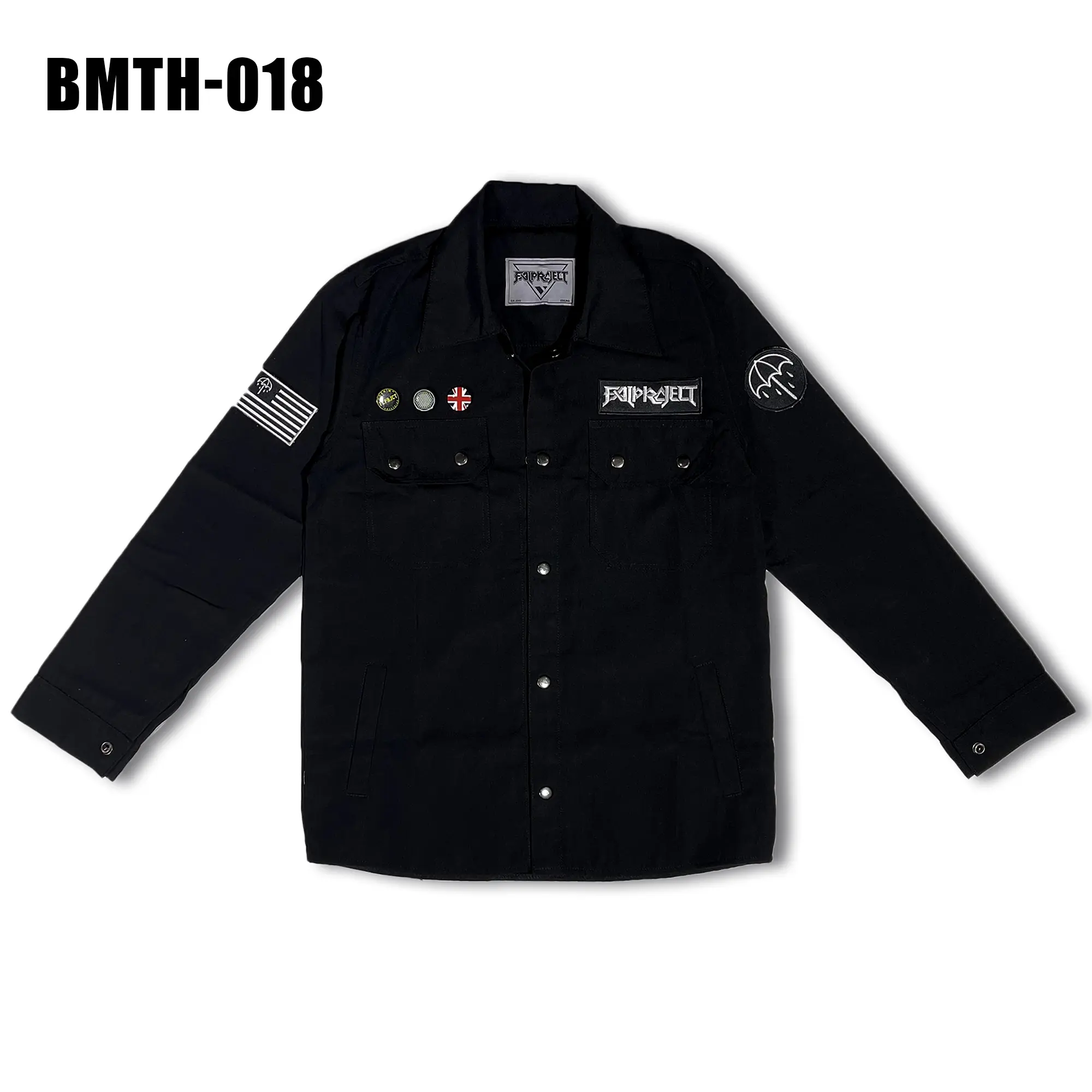 Falproject Field Jacket / Jaket Semi Parka H018 Kerah Nyaman Lembut