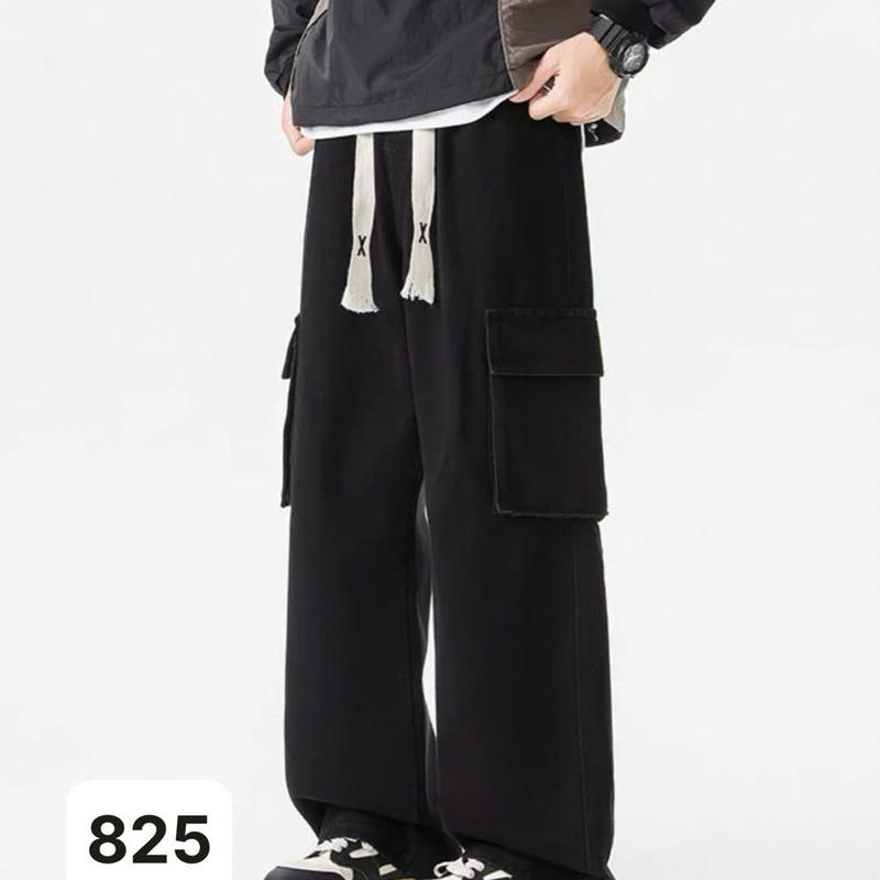 Quần baggy nam lưng thun túi hộp ống rộng chất vải denim BGN 821  Menswear Ong (48kg-75kg)