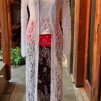 Gambar kebaya akad putih panjang - standar dari Penny Beringharjo Kota Yogyakarta 1 Tokopedia