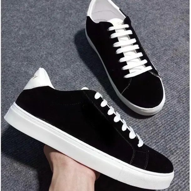 Giày nam chy nỉ full size 38-43 hot trend Sneaker Shoes Mũi tròn Mùa đông Mùa hè Mũi tròn Mùa đông Mùa hè Đế Bằng giày giay nam