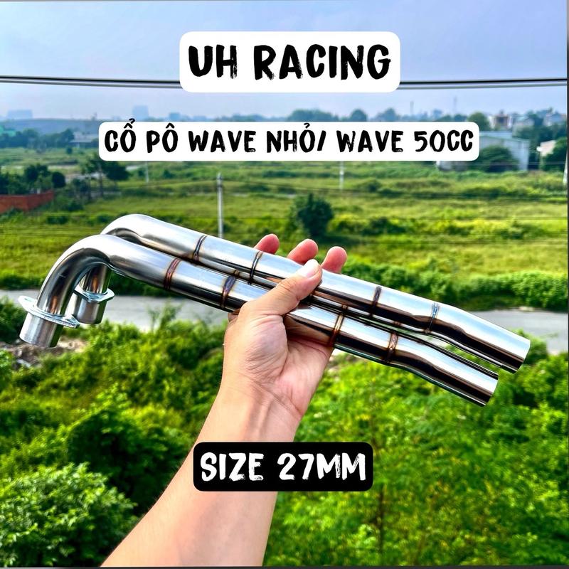 Cổ pô INOX 304 gắn xe Sirius RC FI Wave 50 Wave 100 Wave nhỏ Dream Cup Exciter Winner Sonic Raider Vario AB Vision Cổ pô INOX 304 dùng để hàn pô zin chống rỉ sét Inox đồ chơi xemáy