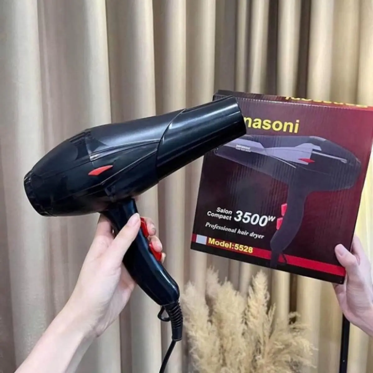 Máy Sấy Tóc 2 Chiều Nóng Lạnh 3500W - Ống Tạo Kiểu - Công Suất Lớn