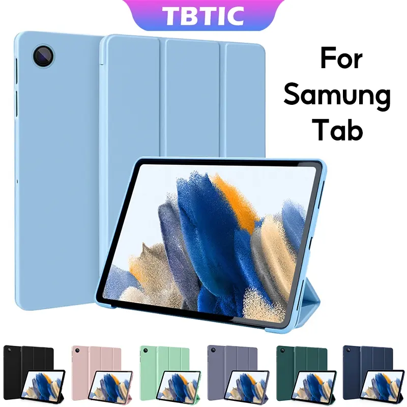 ฝาหนังสำหรับ Samsung Galaxy Tab S6 Lite 10.4, p620, P610, P615, p613, p219, A9 plus, A7 Lite 8.7, T220, t225, 10.4, T500, T505, A8 10.5, X200, x206, S7 11, t870, t875, S8 11, X700 เคส