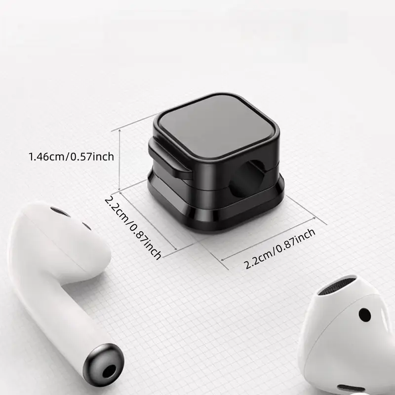 Cable Management Holder, 6 Counts Magnetic Cable Organizer, Cable Management Clip, Desk Organizer for Home Office, Desk Accessories 1