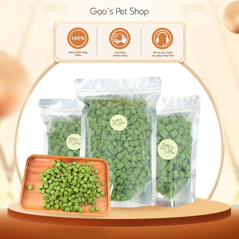 N1- Gà Mix Cỏ Mèo Viên Sấy Khô Loại 1 Không Vụn Hỗ Trợ Mèo Tiêu Búi Lông, Giảm Stress, Cung Cấp Dinh Dưỡng Cần Thiết Cho Mèo 100G/300G/500G tăng cân ăn đồ thanh