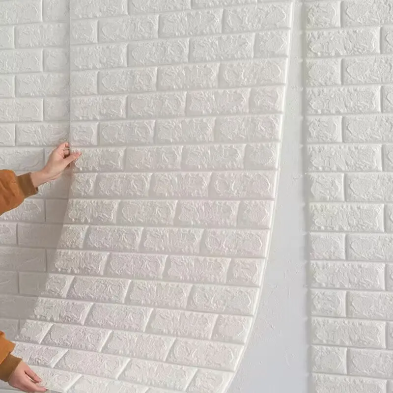 Giấy Dán Tường 3D, Kích Thước 70 cm Rộng Và 1 Mét Dài, Chất Liệu Chống Thấm Nước, Thích Hợp Để Đồ Trang Trí Phòng, Giấy Dán Tường, Decor Tường, Đề Can Dán Tường 4