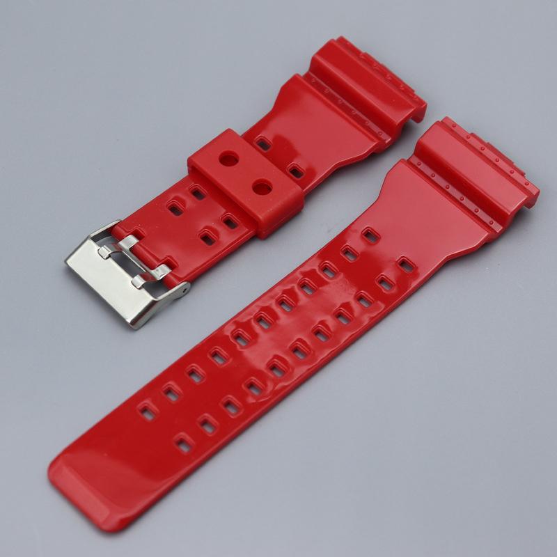 Dây Đeo Đồng Hồ Silicon, Cho GA110, GA200, GA400, GA300, GD110, GA700, G8900, GLS100, GD100, GLS8900, Vòng Đeo Tay, Vòng Đeo Tay Voi Phụ Kiện Móc Khoá Caro 6