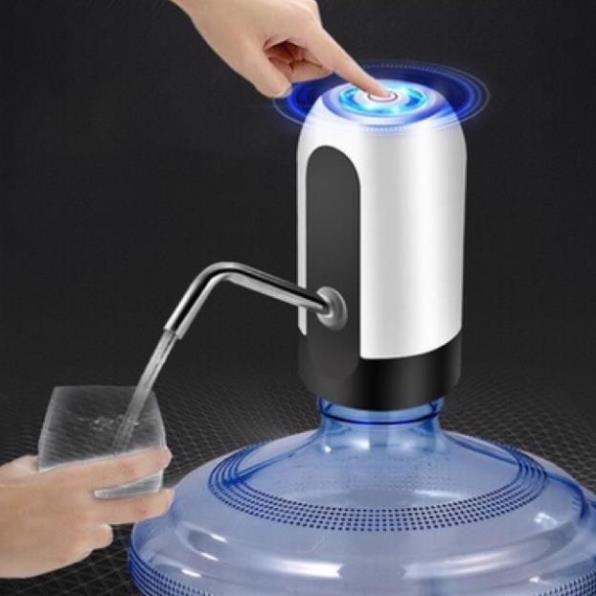 Máy bơm nước tự động đóng chai, lấy rượu, bơm bình nước siêu tiện lợi cao cấp, có led, pin sạc 1 lần dùng cả tháng 3