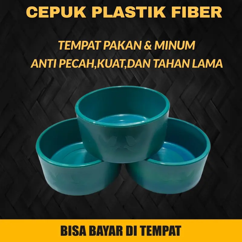 CEPUK TEMPAT PAKAN MINUM MERPATI BURUNG CEPUK PAKAN MINUM UNGGAS SERBA GUNA. JIKA WARNA TIDAK ADA DIKIRIM RANDOM 7