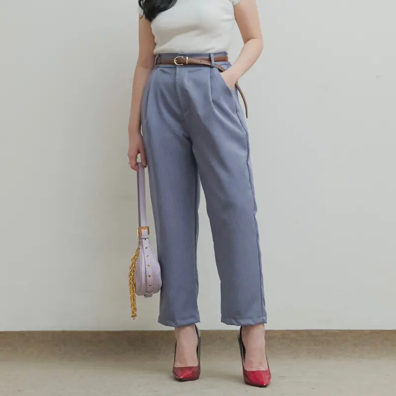 QEMMA ANKLE STRAIGHT PANTS (WP022) 0