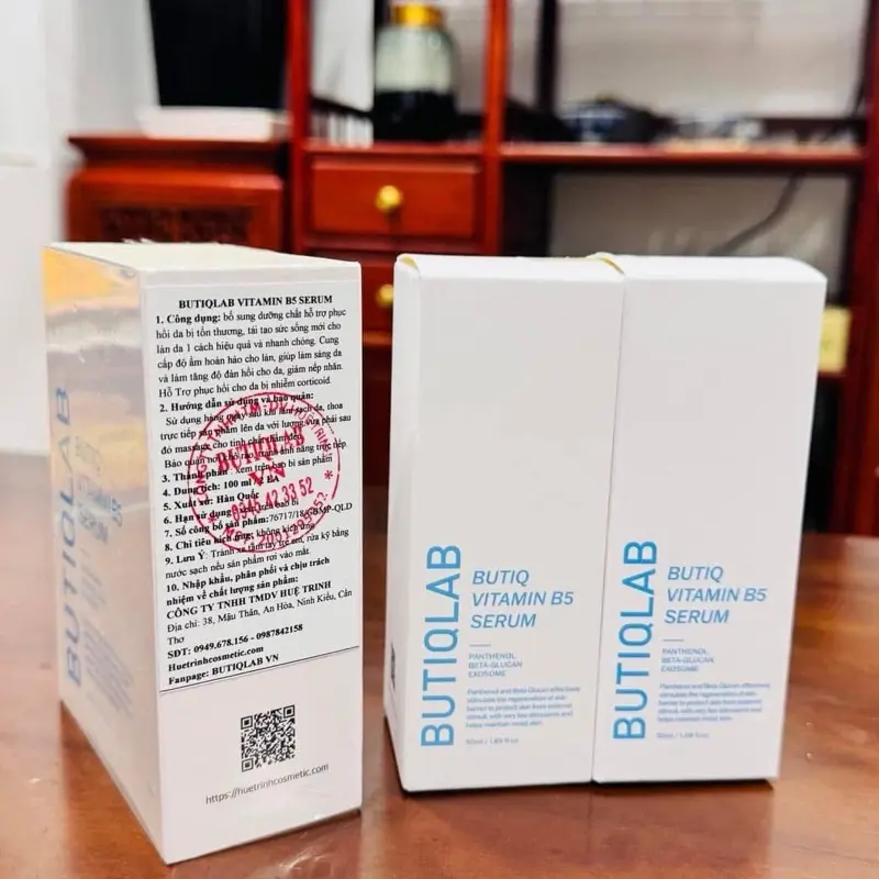 Serum Vitamin B5 hỗ trợ làm lành da,phục hồi sau xâm lấn dùng cho spa và cá nhân 2