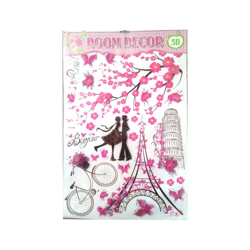 Wallpaper Stiker Ornament Karakter 5D 1