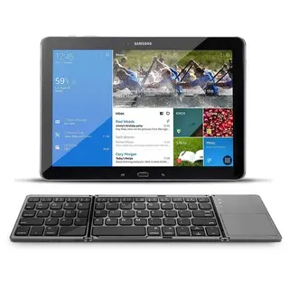Bàn phím không dây gấp 3 rút gọn Bluetooth điện thoại-ipad-laptop cao cấp-bảo hành 12 tháng Cao Su