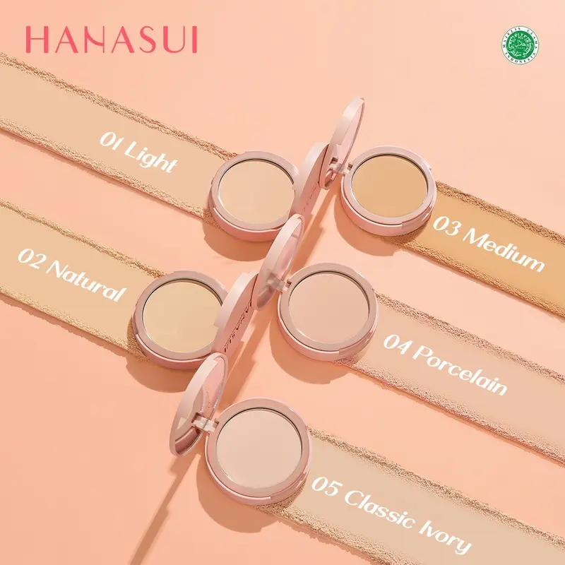 HANASUI Perfect Fit Powder Foundation | Bedak Padat Hanasui ORIGINAL | Wajah 4