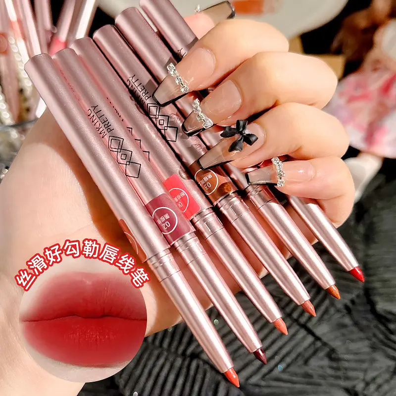 MK rotary lipliner lipstick pen waterproof durable matte female hook line lipstick makeup fenty  pose