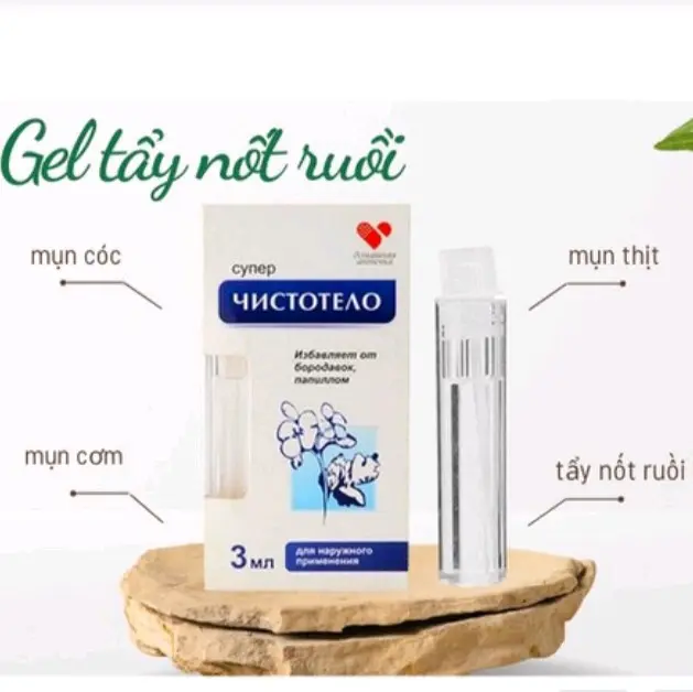 Tuýp Gel Chấm Nốt Ruồi Nga 50g - Dung Tích 3ml - Skincare nam Nữ