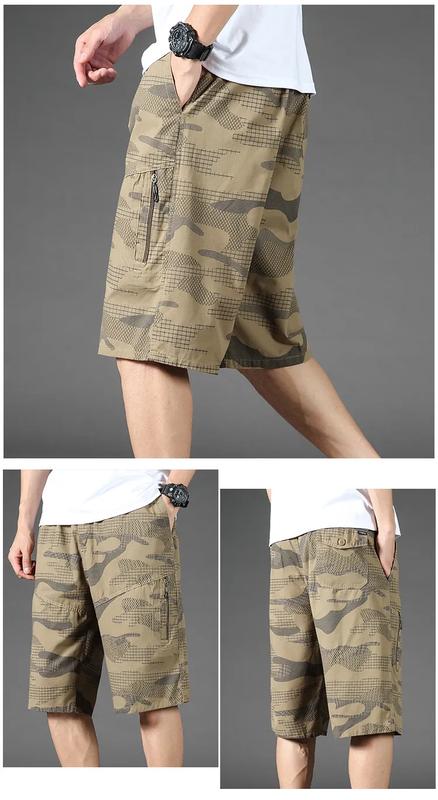 Product Introduction of Body men's cotton beach board black camouflage casual shorts new for 2024 Summer Classic oversize 6XL tumblers pants 6