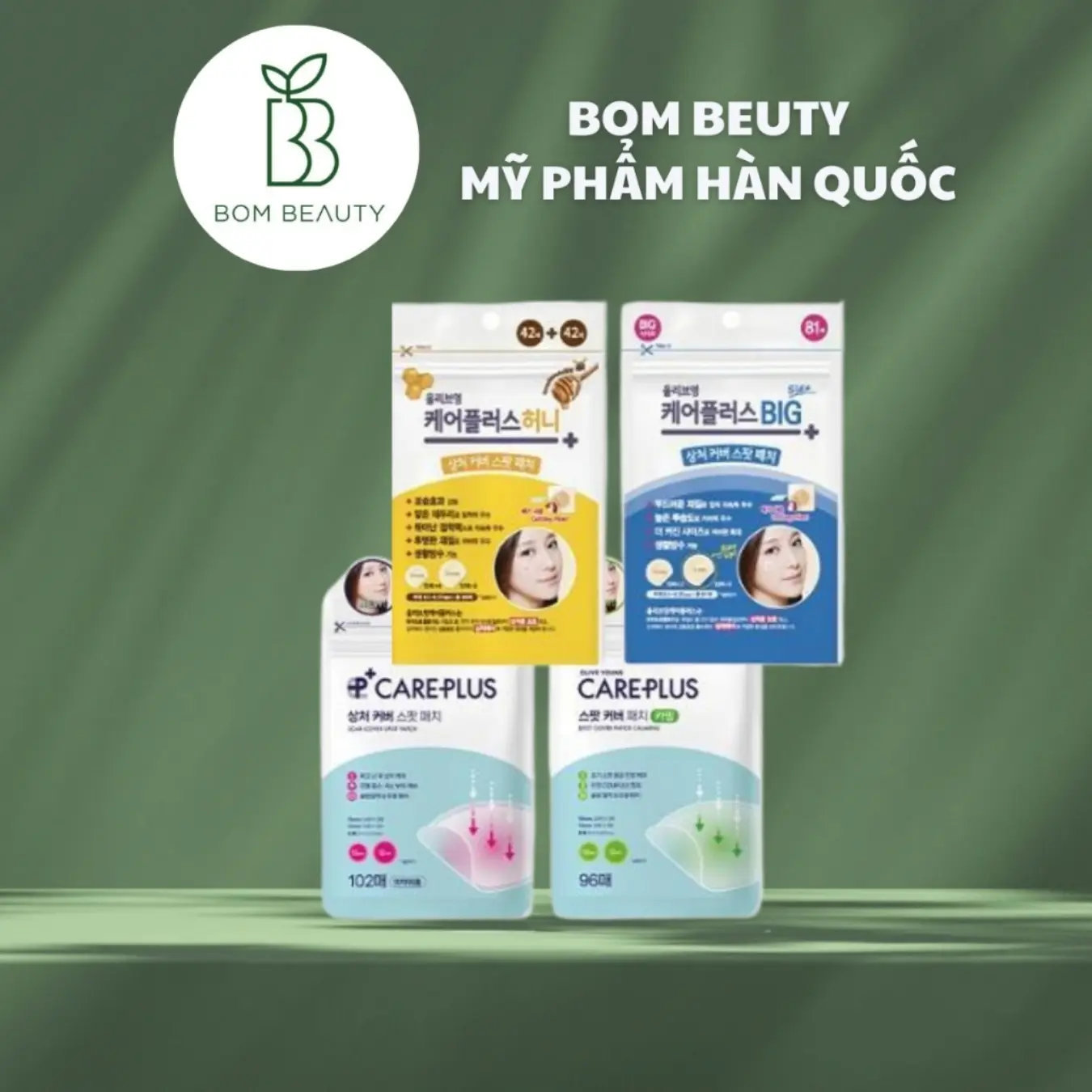 (bombeauty) Miếng dán mụn Oliveyoung Care plus