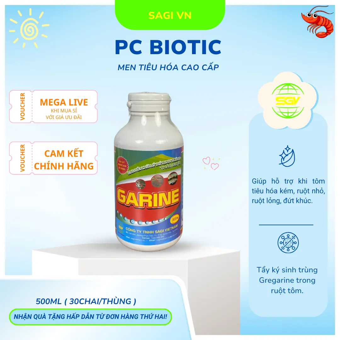 SAGI - GARINE (Tẩy sạch ký sinh trùng) - Chai 500ml