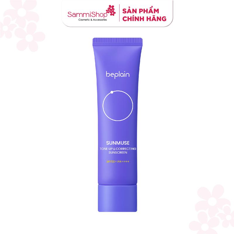 Tun Phạm x Sammi Beplain Kem chống nắng Sunmuse Tone Up & Correcting Sunscreen SPF50+ PA++++ 50ml