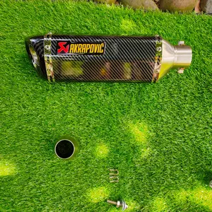 knalpot Racing AKRAPOVIC BASS EMPUK Silincer only inlet 50 mm Motorcycle