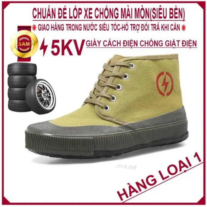 GIÀY CÁCH ĐIỆN CHỐNG GIẬT CHUYÊN DỤNG CHO THỢ ĐIỆN hàng loại 1 siêu bền