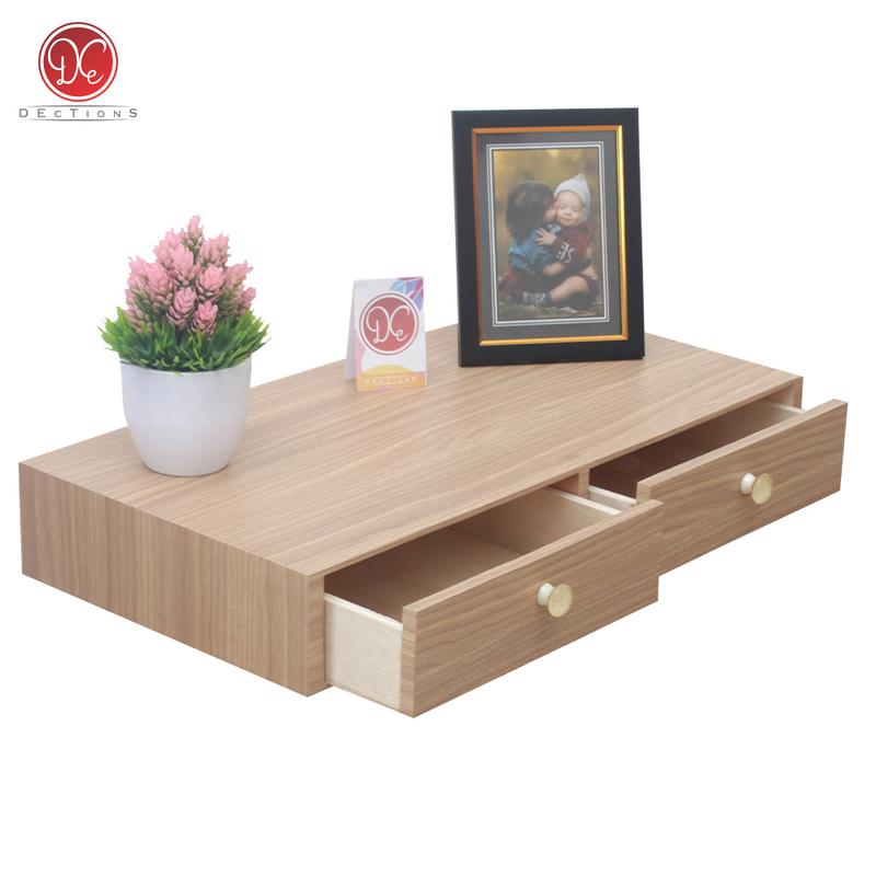 Product Introduction of Dections Meja Rias Kamar Tidur 60x30cm 2 Pintu Laci Tempel Dinding Rak Minimalis Modern Aesthetic kayu pajangan furniture Lemari 6