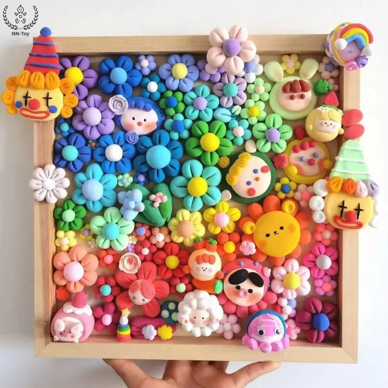 Clay Mainan Anak Isi 12 Pcs Clay Polymer Jumbo Isi 12 Warna Mainan Slime Lilin Platisin DIY Clay untuk kreatifitas anak 3