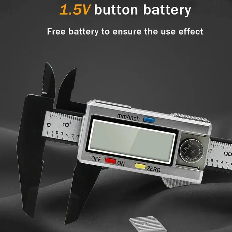 Thước kẹp, với màn hình kỹ thuật số, Vernier Caliper, Vernier hiển thị kỹ thuật số điện tử, F2A8 6