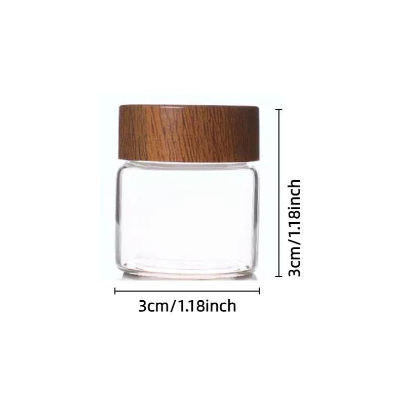 Mini Glass Dispensing Bottle, 6/18pcs Portable Container, Suitable for Travel Picnic Camping Kitchen Finishing 1