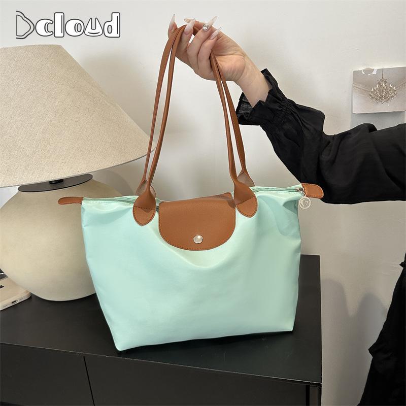 Beg Lipat, Penyekat Warna Klasik, Beg Bahu Tote Pegang Tanga - TikTok ...