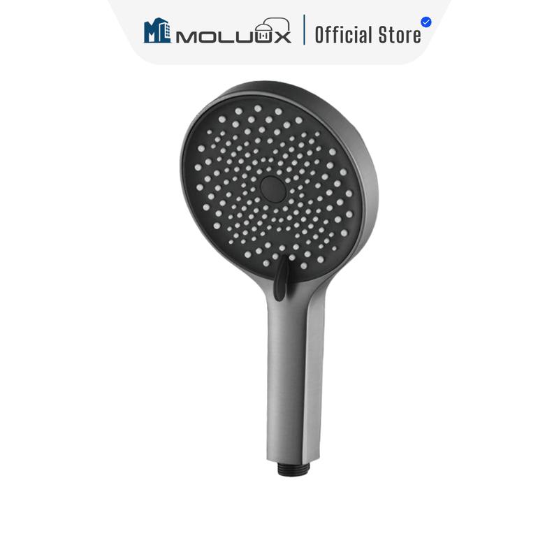 Vòi Hoa Sen 5D Cao Cấp MoLuux, 3 Chế Độ Tắm, Đầu Vòi Silicon Chống Tắc, Nhựa ABS Cách Nhiệt