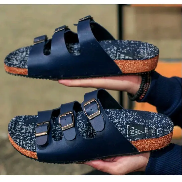 Sandal pria sandal pria terbaru 2022 sandal pria kekinian sandal pria dewasa sandal pria distro sandal pria kokop sandal pria santai Musim dingin Musim panas Luar Ruang Dalam Ruangan