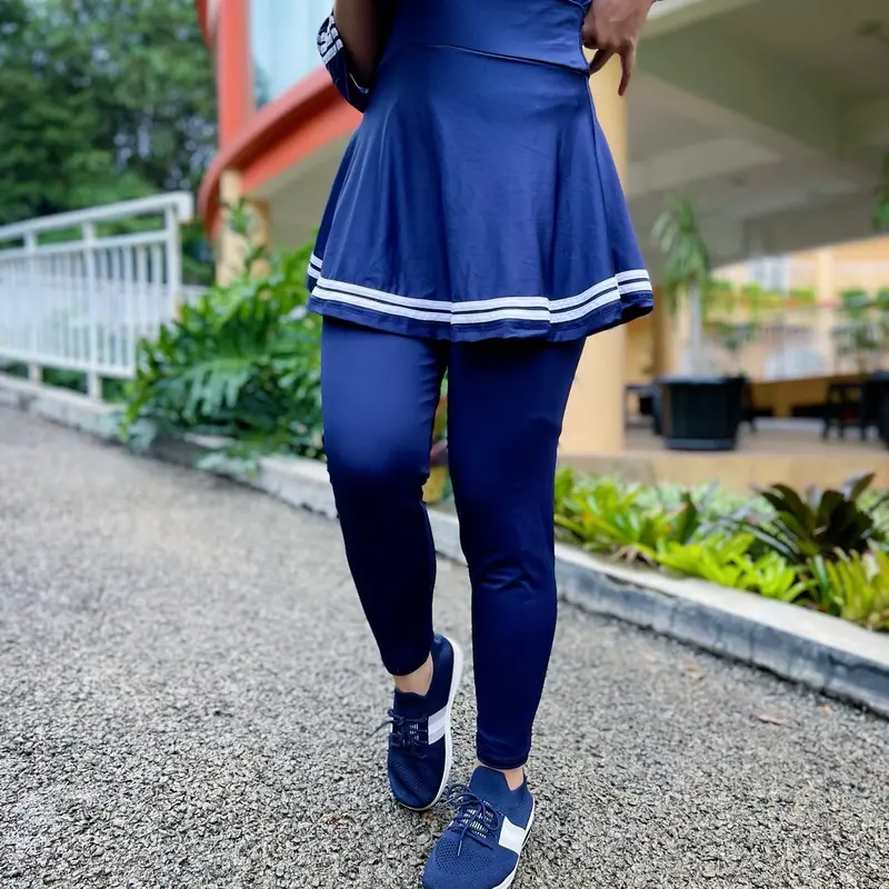 Legging Rok Olahraga 9Warna Lengkap (Legging Roknya Saja) Bahan Polyster Spandek Untuk Wanita Sebagi Fashion Olahraga Zumba Aerobik Fitness Gym Running Poundfit Renang dan Aktifitas Olahraga Lainnya 3