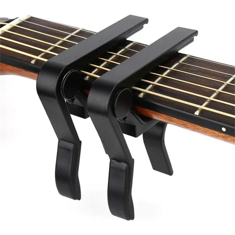 Product Introduction of Capo guitar, màu đen, dành cho guitar Cổ Điển Acoustic và Điện, capo guitar phím thay đổi nhanh 0