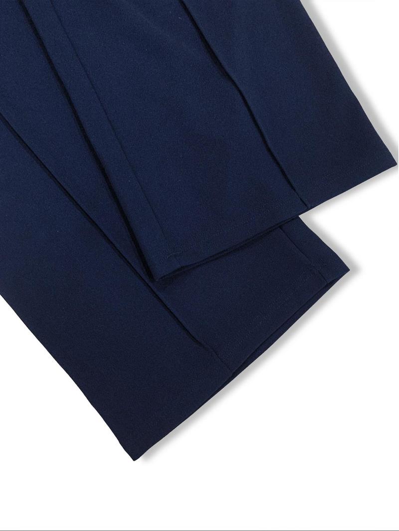 Product Introduction of Women's Solid Color Wide Leg Pants, Casual Comfy Trousers for Work Office Business, Ladies Bottoms for Fall & Winter 9