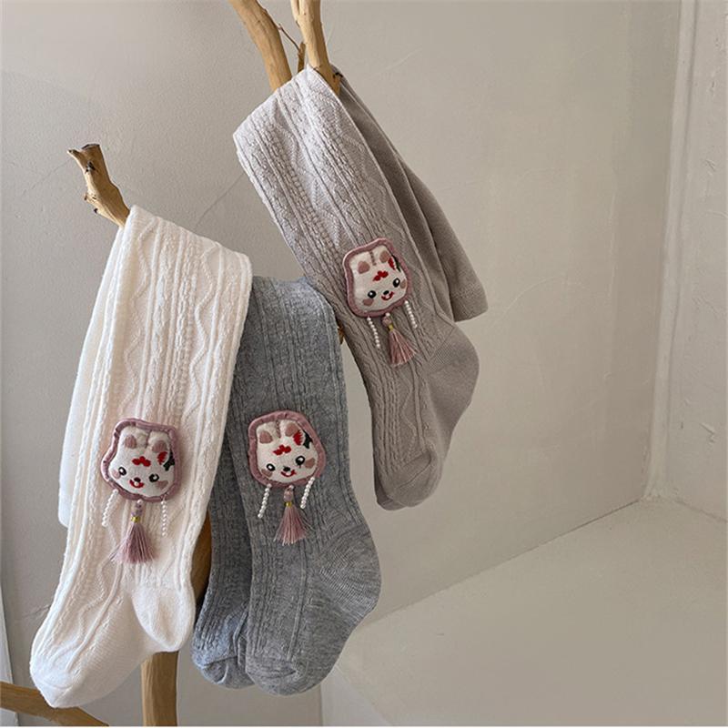 Product Introduction of Quần Dài Legging Cho Bé Gái, Mềm Mại Và Ấm Áp, Quần Tất, Thích Hợp Cho Trẻ Em Đi Học, Tất Trắng, Quần Dệt Kim Cotton Thun 30