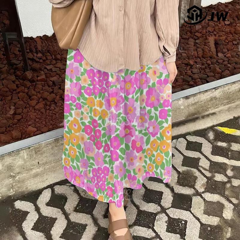 Product Introduction of Baju Raya 2025 Viral Nude Blouse Puff Sleeve Muslim Shirt Long Dress Korean Style Muslimah Small Floral Muslim Shirt + Skirt Set 24