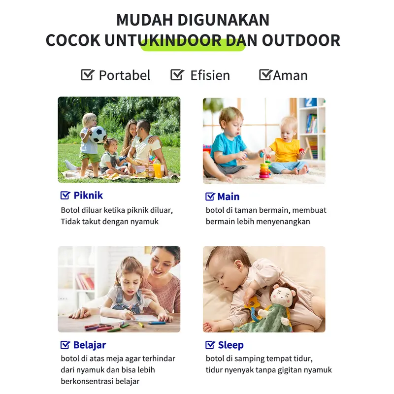 [3Pcs] ULA REFRESHING MIST 50ML*3 Repelling Mosquitoes [BPOM] with Sereh Oil External Use Only x FYC 6