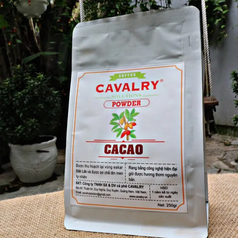 Bột Cacao Nguyên Chất Cavalry Bột Mịn Không Đường Hương Vị Thơm Ngon 250g - OCOP House 2