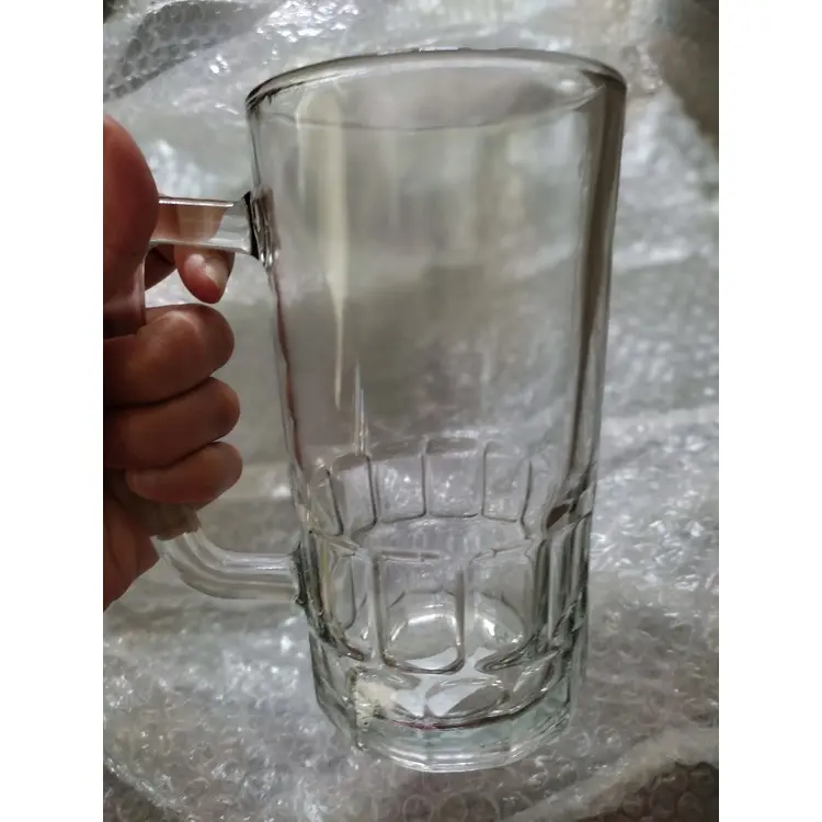 Gelas Kaca Jumbo 600 ml Beer Glass Mug Tabal Tahan panas / Gelas Minum Besar - Go-Pan Store 3