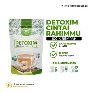 DETOXIM (Detox Rahim) Teh Celup Tea Bag Instan Praktis Siap seduh