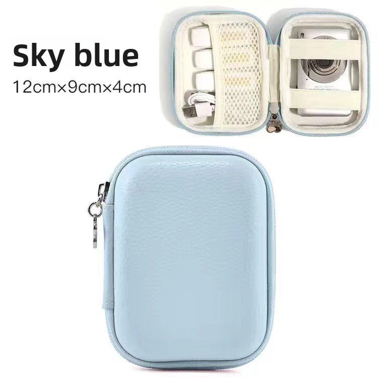 Túi đựng máy ảnh CCD cầm tay di động – Hộp bảo vệ chống sốc bằng da chống nước, phong cách cổ điển, dành cho thẻ nhớ/thẻ camera